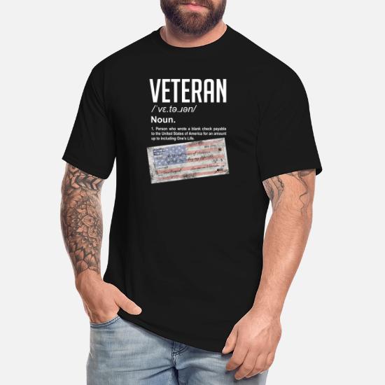 Patriotic Veteran Blank Check 